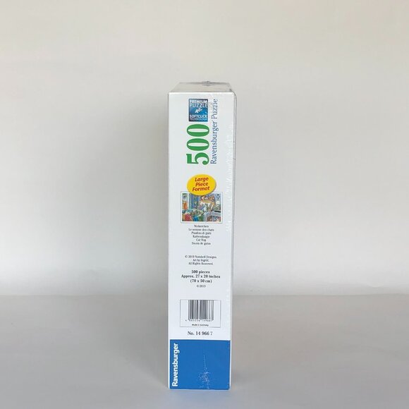 New sealed Ravensburger 500 pcs Large Format Puzzle-Cat Nap - Picture 9 of 12